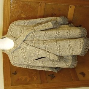VTG 60’s/70’s Wool Fringe Cape/Poncho